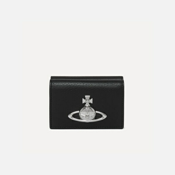 【無料ラッピング】 ヴィヴィアン ウエストウッド Vivienne Westwood 財布 折財布 三つ折りミニ財布 ブラック ブランド 正規品 新品 ギフト プレゼント 人気 おすすめ 誕生日 記念日 クリスマス 送料無料 vwt522422
