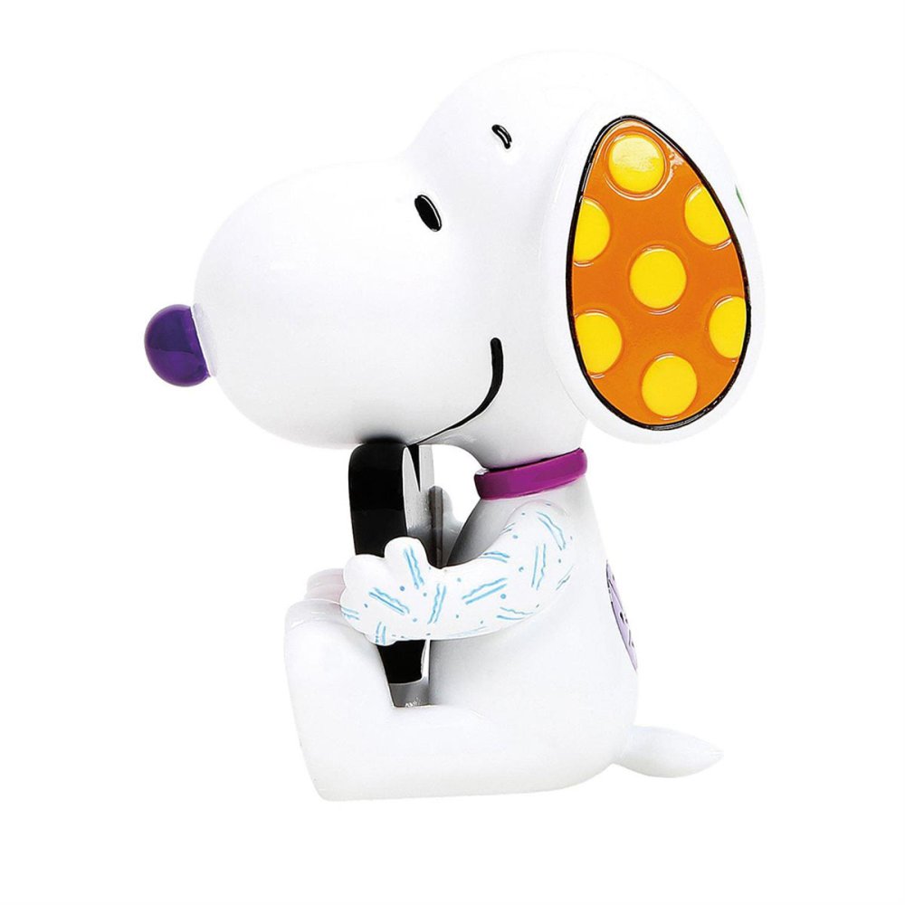 ロメロ ブリット Romero Britto ピーナッツ ブリット Peanuts Britto スヌーピー ハート ミニ 置物 フィギュア 人形 6019029 インテリア