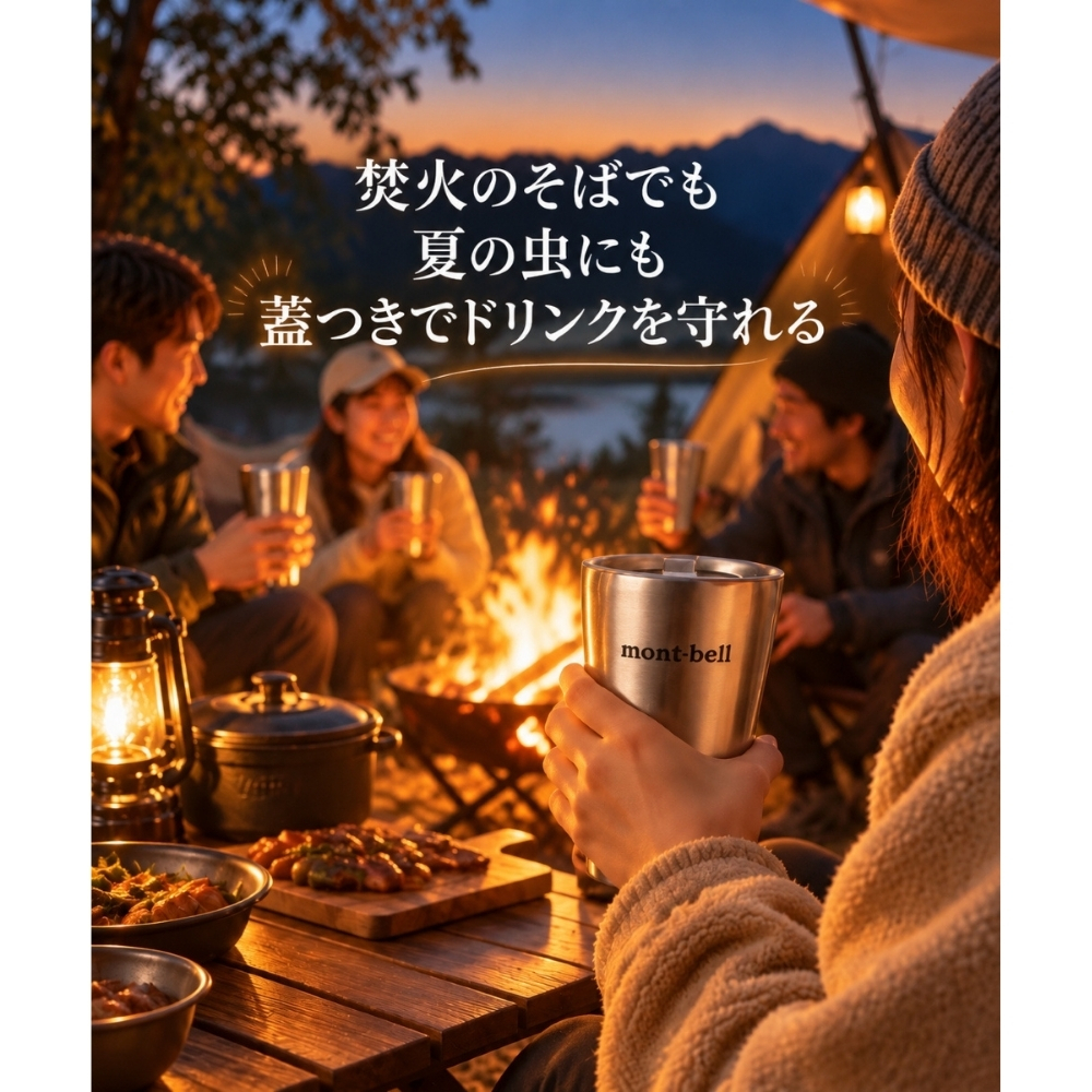 【ラッピング無料】mont-bell モンベル ステンレス サーモカップ 250 1124871 250mL ギフト コップ キャンプ アウトドア用 アウトドアグッズ