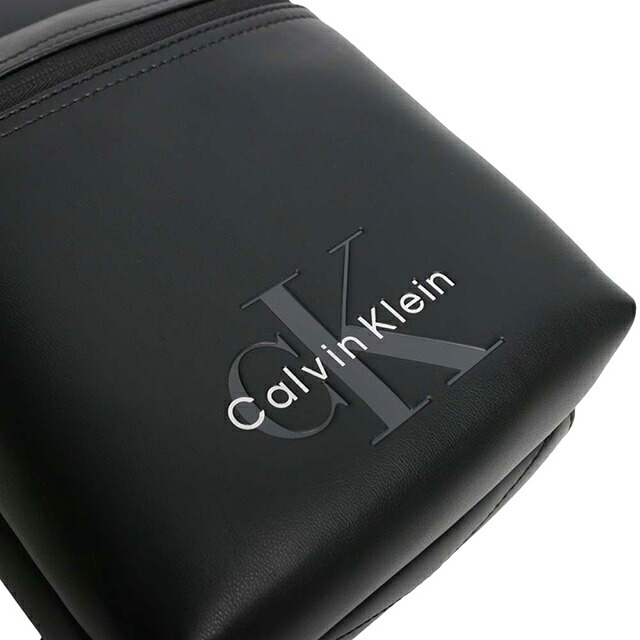 カルバンクライン CALVIN KLEIN BOLD LOGO WEBBING SLING ショルダーバッグ lv04d3449g-ub1 メンズ BLACK
