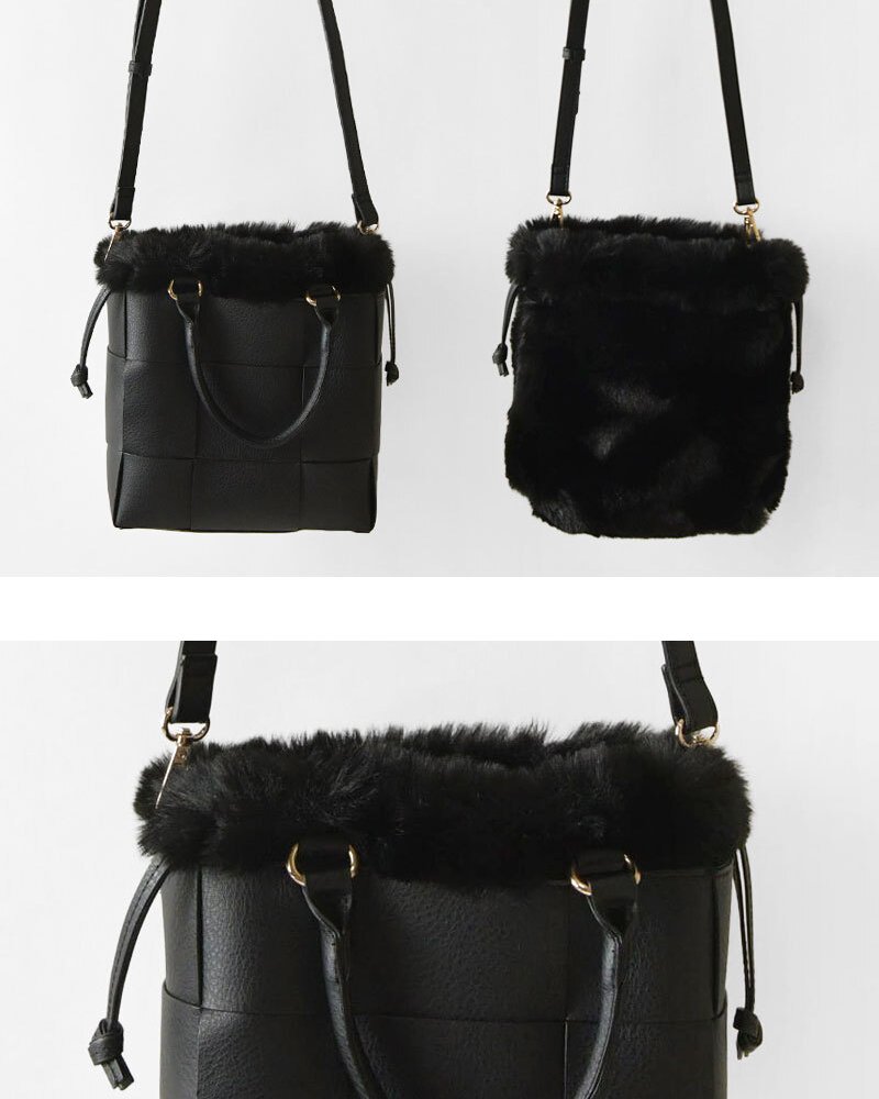 【CACHELLIE カシェリエ】PU メッシュ 4WAY トート ショルダーバッグ (C8916)正規品 レディース 秋 冬 バック かばん 鞄 ナチュラル 新作 シンプル おしゃれ コーディネート 人気 60代 50代 40代 30代