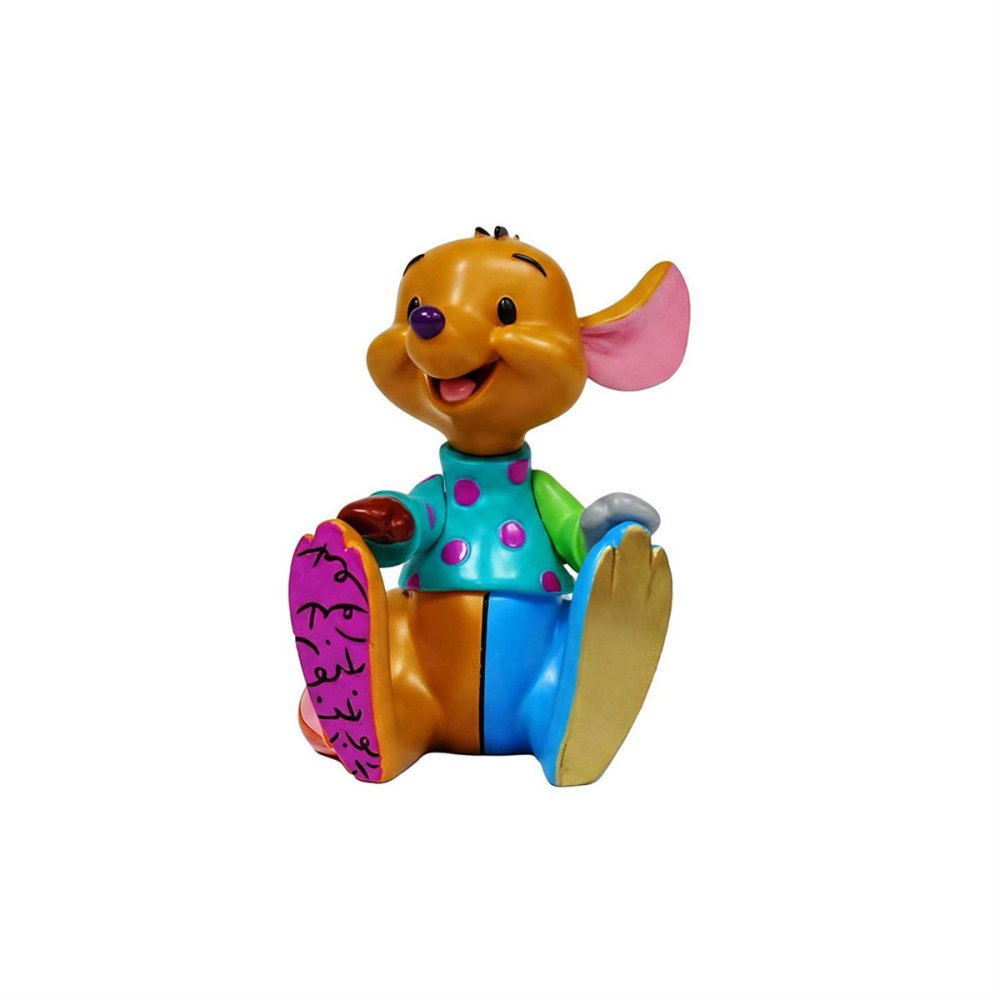 ロメロ ブリット Romero Britto ディズニー バイ ブリット Disney by Britto ルー 100周年アニバーサリー ミニ 置物 フィギュア 人形 6019022 くまのプーさん カンガルー インテリア