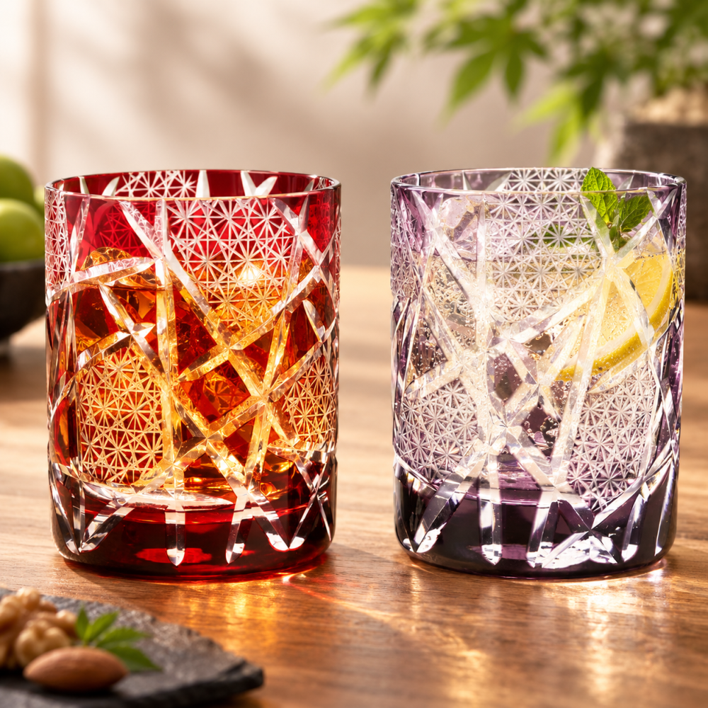 敬老の日 退職 名入れ SXX 酒セット 獺祭 純米大吟醸 45 180ml & 江戸菱硝子 モダン紋様 オールドグラス ギフトBOX入り / プレゼント ギフト 退職 記念 誕生日 還暦 古希 喜寿 傘寿 米寿 緑寿 早寿 長寿 祝い 赤 青 紫 黒 選べるカラー