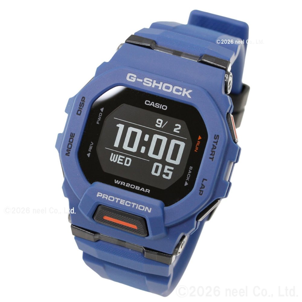 G-SHOCK Gショック G-SQUAD ジースクワッド GBD-200シリーズ GBD-200-2JF メンズ 腕時計 Bluetooth デジタル ブルー 青 CASIO カシオ