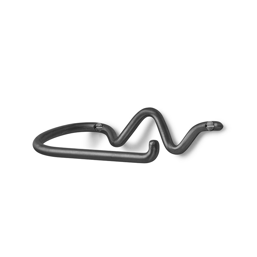 ferm LIVING ファームリビング トイレットペーパー ホルダー Curvature トイレットペーパーホルダー真鍮 おしゃれ タオルハンガー 真鍮製 ウォールハンガー 北欧 雑貨 インテリア ブランド おすすめ うねうね