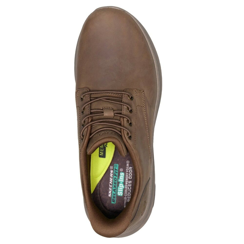 スケッチャーズ スリップインズ メンズ  カジュアルシューズ リラックスドフィット ポラード コルト SKECHERS Slip-ins 205895 ハンズフリー 手を使わずに履ける 靴 ノーマル幅 本革 ビジネスカジュアル