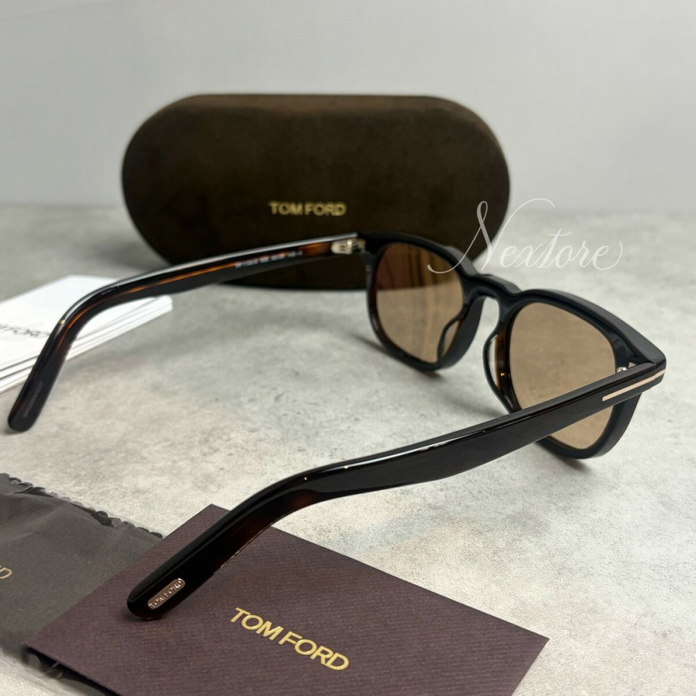 【並行輸入品】【正規品・新品】TOMFORD トムフォード TF1122D FT1122D 52E ダークハバナ ブラウン イタリア製 サングラス メガネ 眼鏡 メンズ レディース TOM FORD トム フォード 伊達メガネ ビジネス アジアンフィット