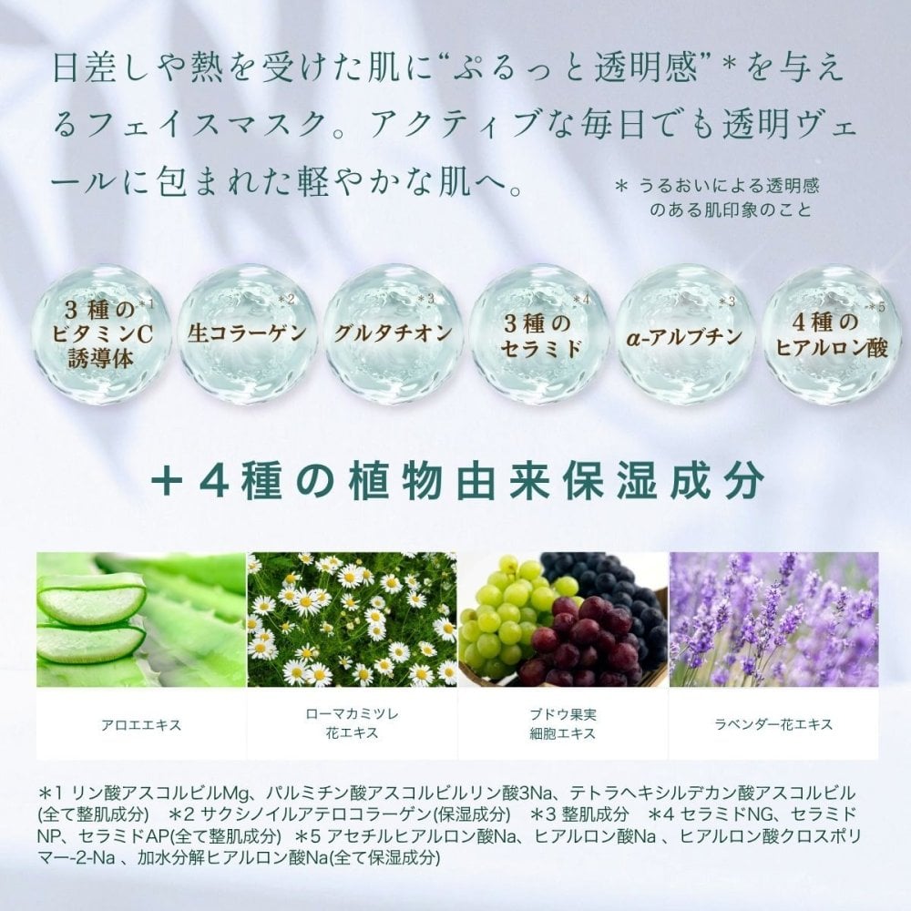ボタニカルセラムジェルパック 01.Moist&Soothe×6枚/02.Pure & Cool×6枚 フェイスパック  フェイスパック 洗顔料 スキンケアセット