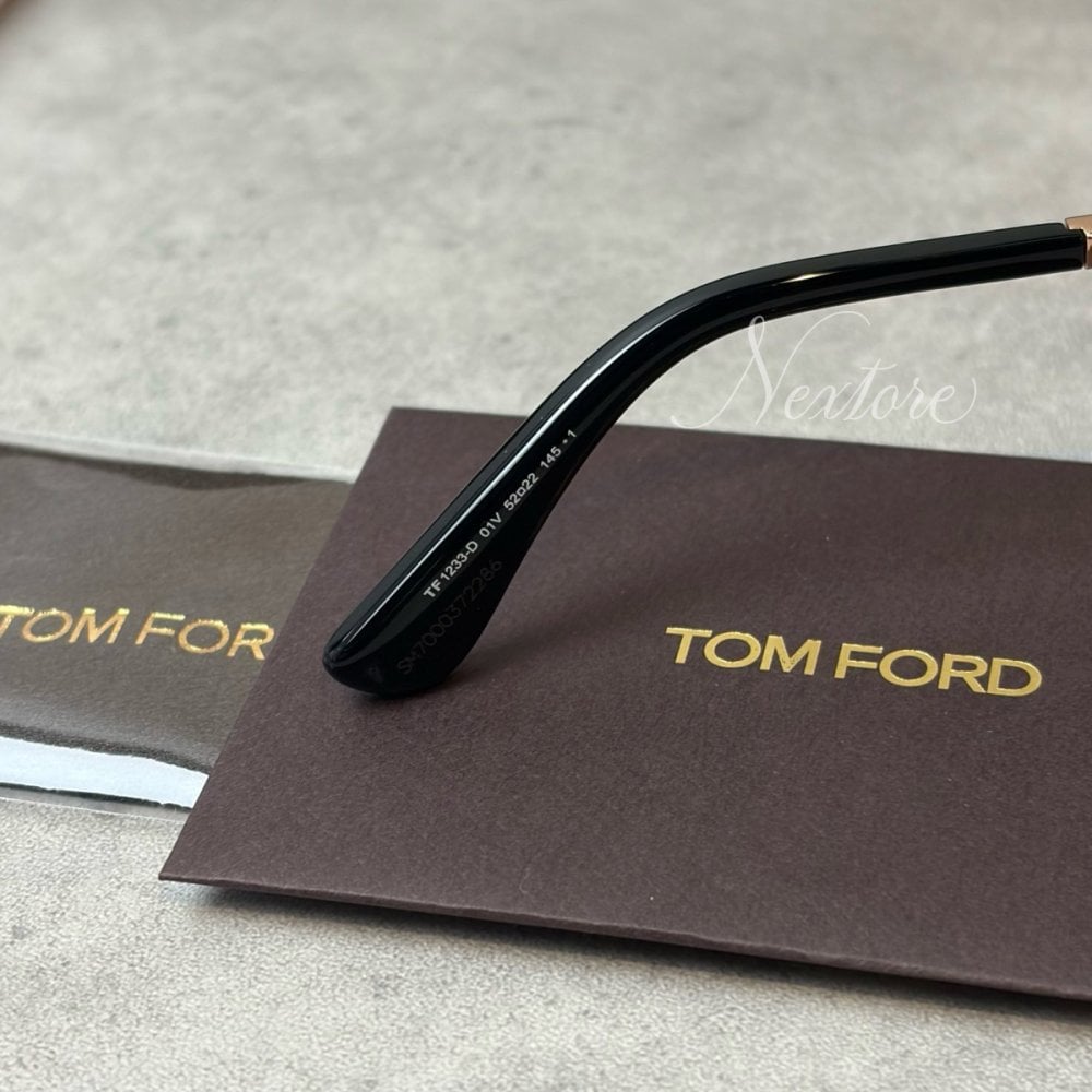【並行輸入品】【正規品・新品】TOMFORD トムフォード TF1233D FT1233 01V イタリア製 サングラス メガネ 眼鏡 メンズ レディース TOM FORD トム フォード