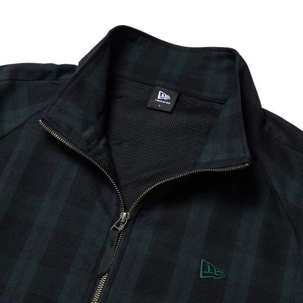 ニューエラ ゴルフ ジャケット スタンドカラー ジャケット ブルゾン チェック New Era Golf (15129429) 2026年秋冬モデル お誕生日祝い お祝い 記念品 お父さん 父の日 彼氏 男性 30代 40代 50代 60代 母の日 お母さん 還暦祝い 敬老の日 彼女 人気プレゼント プレゼント