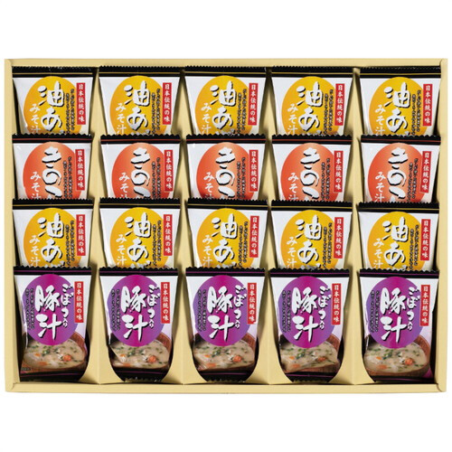 【送料無料・包装無料・のし無料】彩食工房 フリーズドライお味噌汁三種の味詰合せ KF-EO(A3) /ギフト お歳暮 入学祝い 卒業祝い 就職祝い 結婚祝い 誕生日 出産祝い 引越祝い 香典返し 新盆 初盆 御礼 内祝い 快気祝い ご挨拶 志 法事