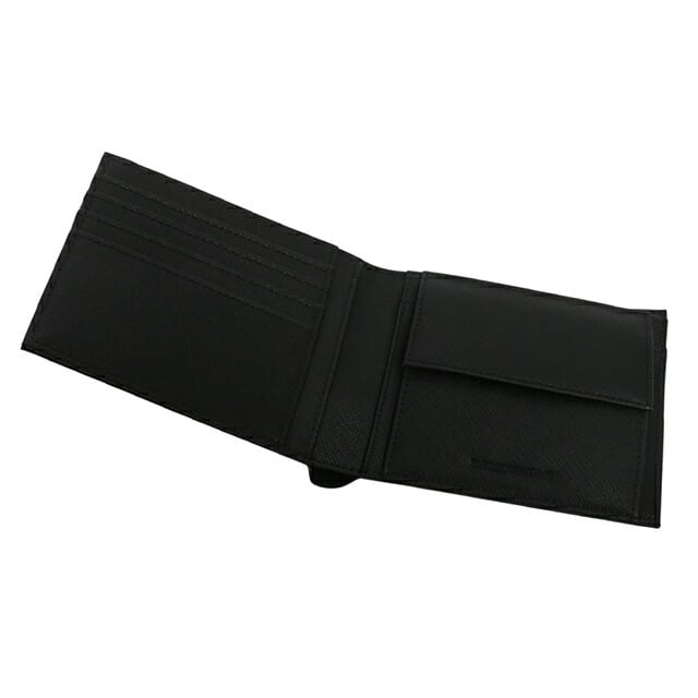 エンポリオ アルマーニ EMPORIO ARMANI 二つ折り財布 二折財布 y4r165-y138e-81072 メンズ BLACK