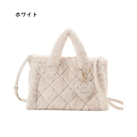 【無料ラッピング】 サマンサタバサプチチョイス Samantha Thavasa Petit Choice ファーバッグ ハートチャーム ショルダー 可愛い レディース ブランド 正規品 新品 ギフト プレゼント 人気 おすすめ 誕生日 記念日 クリスマス 送料無料 stp522589