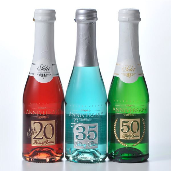 クリスマス 名入れ SXX プレゼント 酒 ワイン  スパークリングワイン　200ｍｌ　ANNIVERSARYデザイン