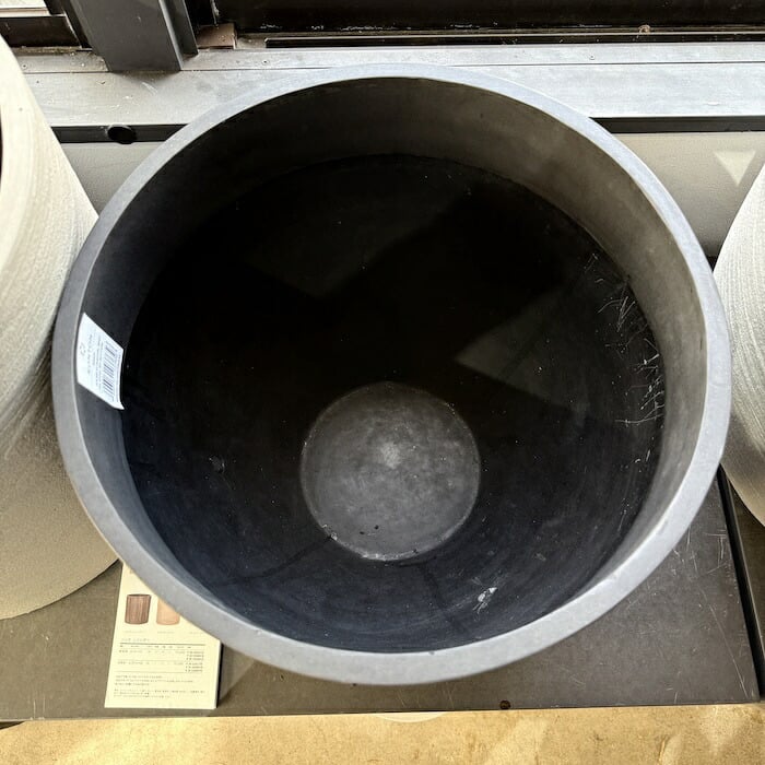 鉢カバー おしゃれ 軽い 大型 16号 14号 ソンク ラウンド L M サイズ 軽量 高級 北欧 室内 屋内 観葉植物用 サボテン 特大 玄関 インテリア プランター 深型