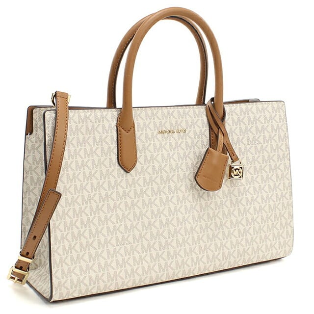 マイケルコース トートバッグ レディース ブランド MICHAEL KORS SCARLETT 2WAY 30F4GETS2B VANILLA-ACRN