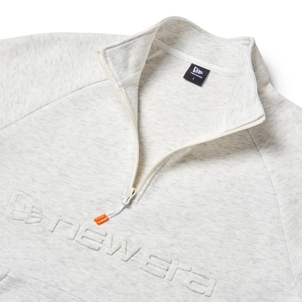 ニューエラ ゴルフ テック スウェット ハーフジップ プルオーバー Emboss Logo オートミール New Era Golf (15129438) 2026年秋冬モデル お誕生日祝い お祝い 記念品 お父さん 父の日 彼氏 男性 30代 40代 50代 60代 母の日 お母さん 還暦祝い 敬老の日 彼女 人気プレゼント プレゼント