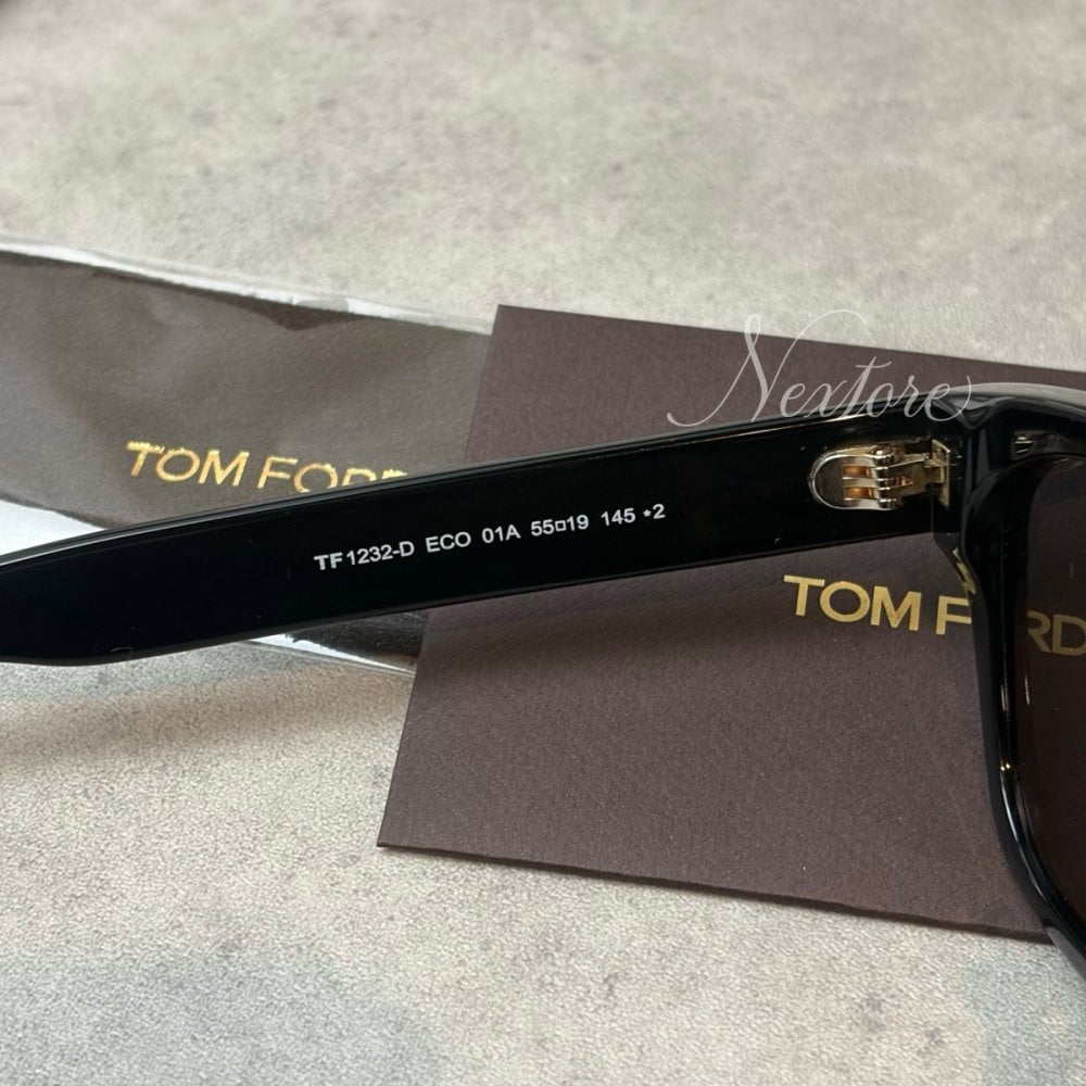 【並行輸入品】【正規品・新品 箱付き】TOMFORD トムフォード TF1232D FT1232D 01A イタリア製 サングラス メガネ 眼鏡 メンズ レディース TOM FORD トム フォード 伊達メガネ