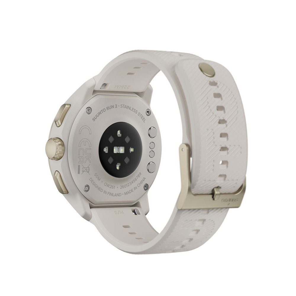 【選べるノベルティー付き】スント SUUNTO RUN 2 FEATHER GOLD ラン ２ フェザーゴールド 4GB SS051724000 シリコンバンド スマートウォッチ 腕時計 メンズ レディース【2026 新作】