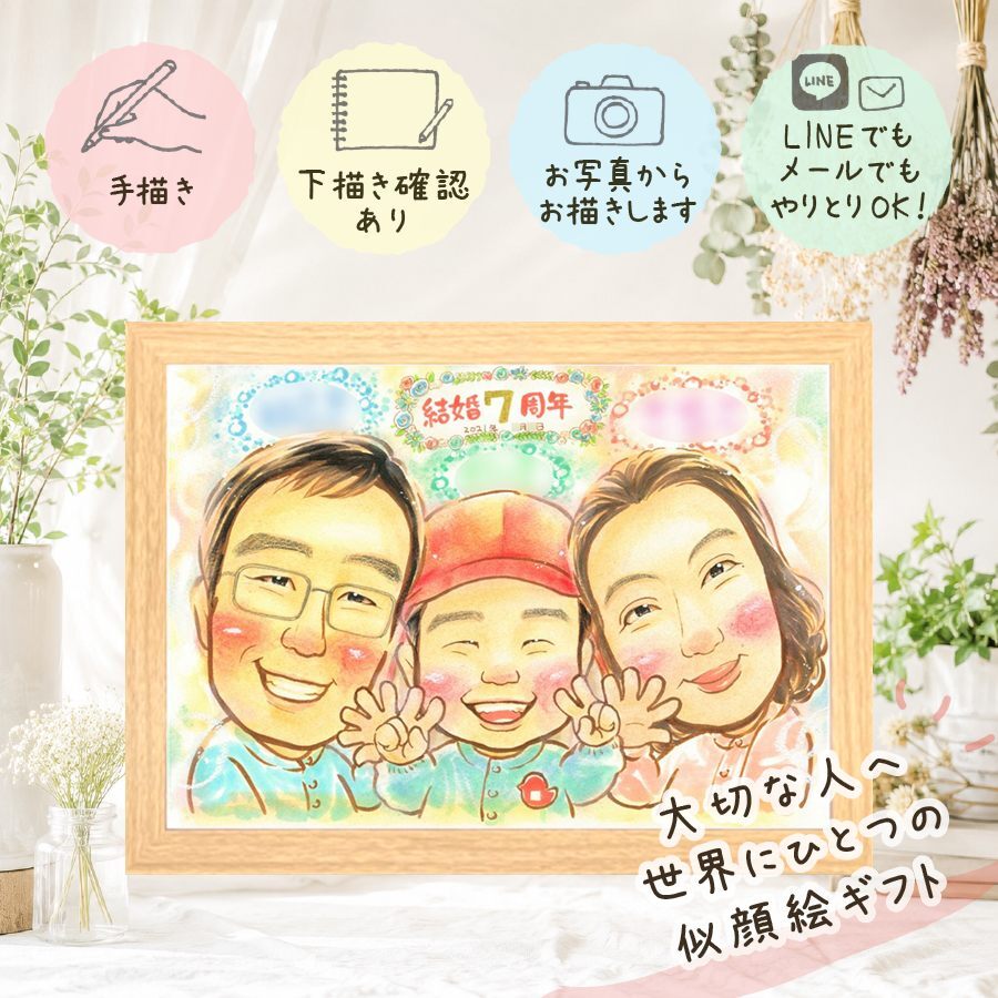 結婚記念日 贈り物 似顔絵 プレゼント 名入れ 手描き ギフト 結婚記念日 結婚30周年 結婚10周年 記念日 周年記念 お祝い 金婚式 両親 夫婦 お母さん お父さん 家族 修正無料 名入れ 下書き確認 喜ばれる 宝物 似てる 親孝行 思い出 感謝 記念 結婚記念日 引っ越し 応援 初任給 色紙 大人数 お祝いの品 喜寿祝い クリスマス ハロウィン 同窓会