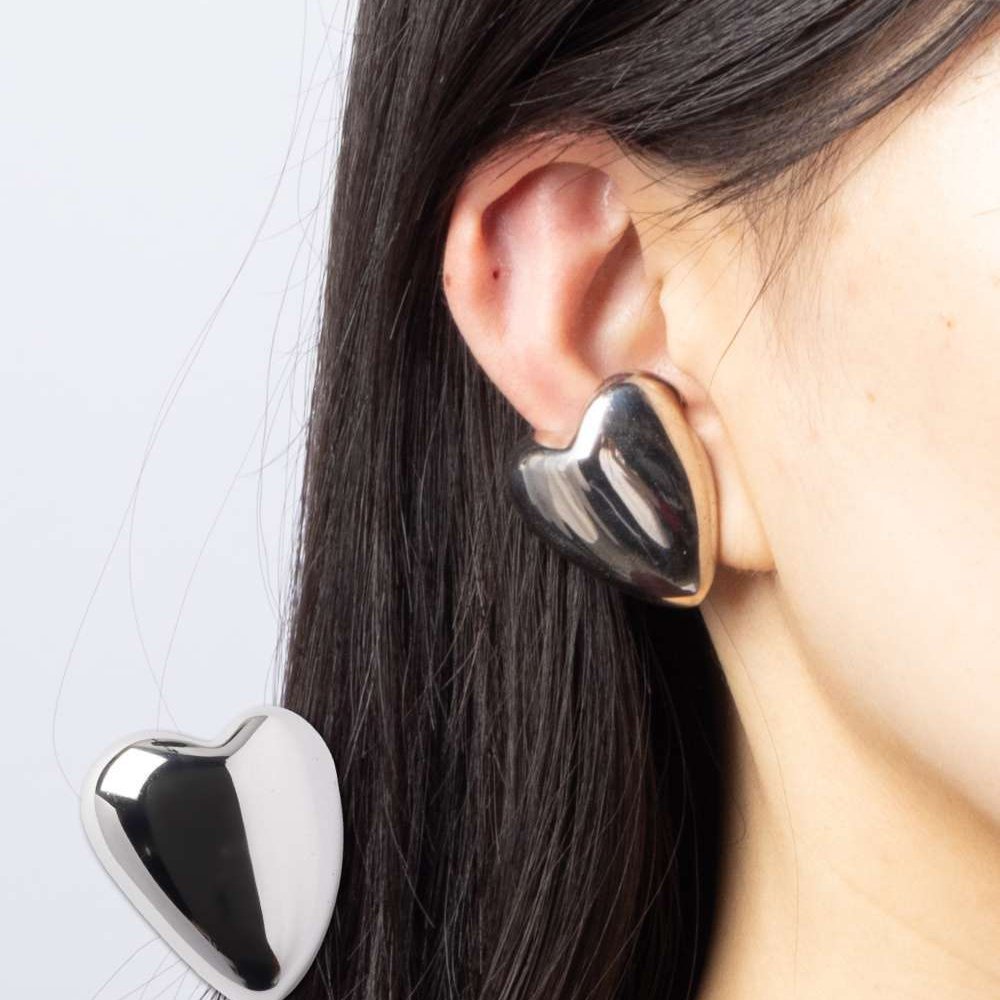 アミ パリス AMI PARIS METAL HEART EARCUFF XL R メタル ハート イヤーカフ UJW997.362 右耳 レディース アクセサリー シルバー