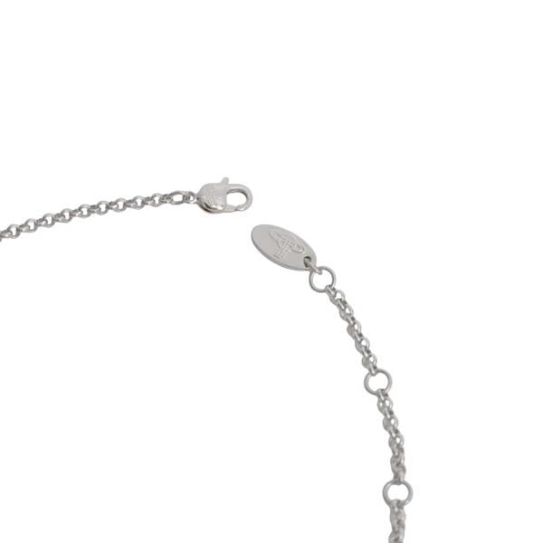ヴィヴィアンウエストウッド ネックレス Vivienne Westwood NEW TINY ORB 63020097-02p762 シルバー ライトピーチ
