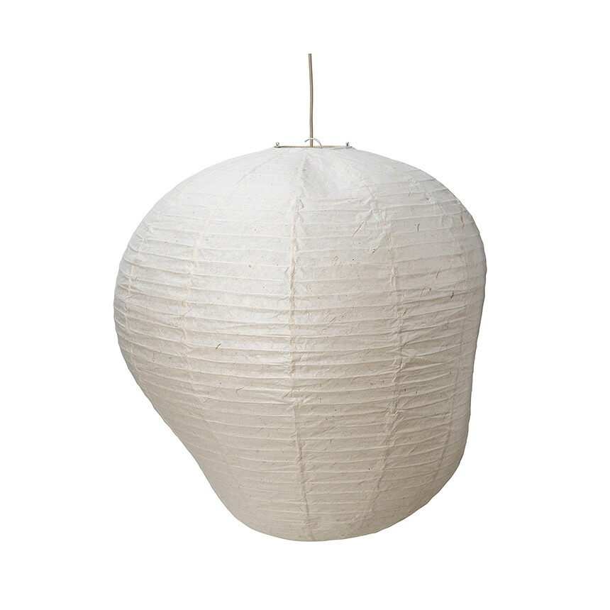 ferm LIVING ファームリビング Kurbis カービス ランプシェード L 高さ80cm （シェードのみ） シェード ジャパンディ 和紙北欧 ランプシェード 天井照明 ペンダントライト シェードのみ 和紙 和モダン