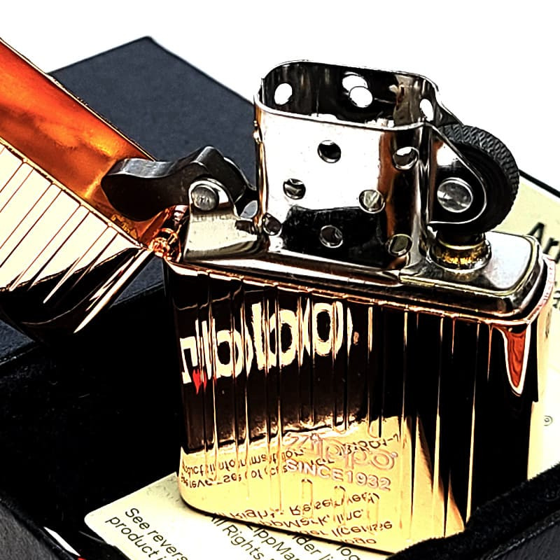 ZIPPO ライター アーマー Lineage 1932 Vertical ジッポ ロゴ 鏡面カッパー おしゃれ エングレービング 縦ライン 彫刻 銅 ギフト 渋い メンズ かっこいい プレゼント