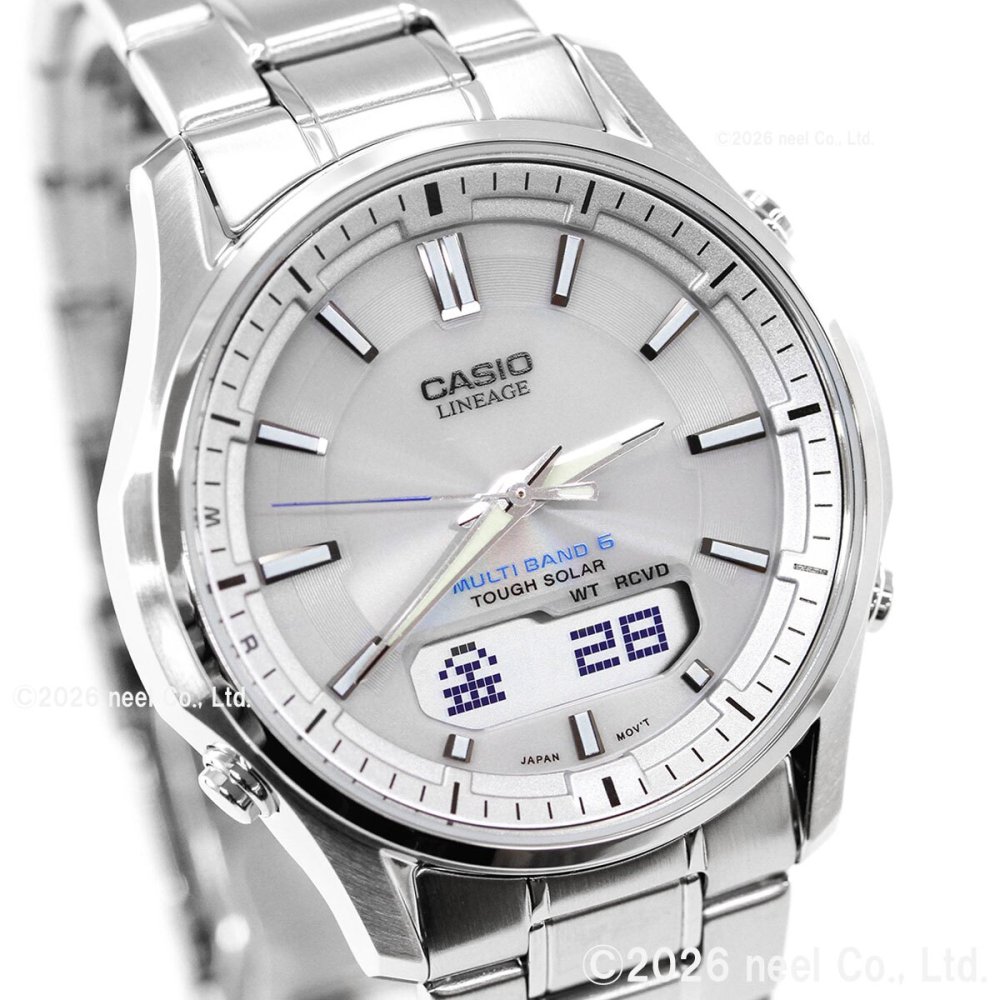 カシオ リニエージ CASIO LINEAGE 電波 ソーラー 電波時計 腕時計 メンズ アナデジ タフソーラー LCW-M100DE-7AJF