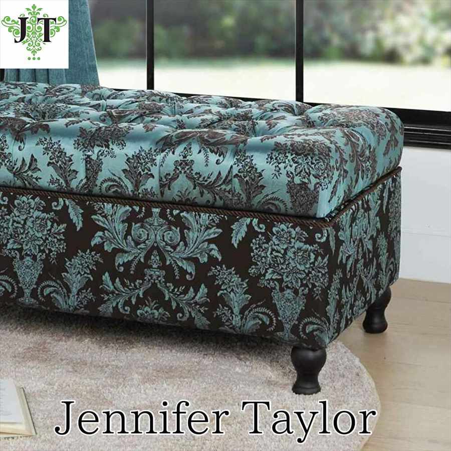 チェア 椅子 ジェニファーテイラー Jennifer Taylor 収納付きベンチ Renee Carlisle カーライル ベンチ スツール 収納家具 リビング 玄関 クラシック エレガント おしゃれ インテリア 新生活