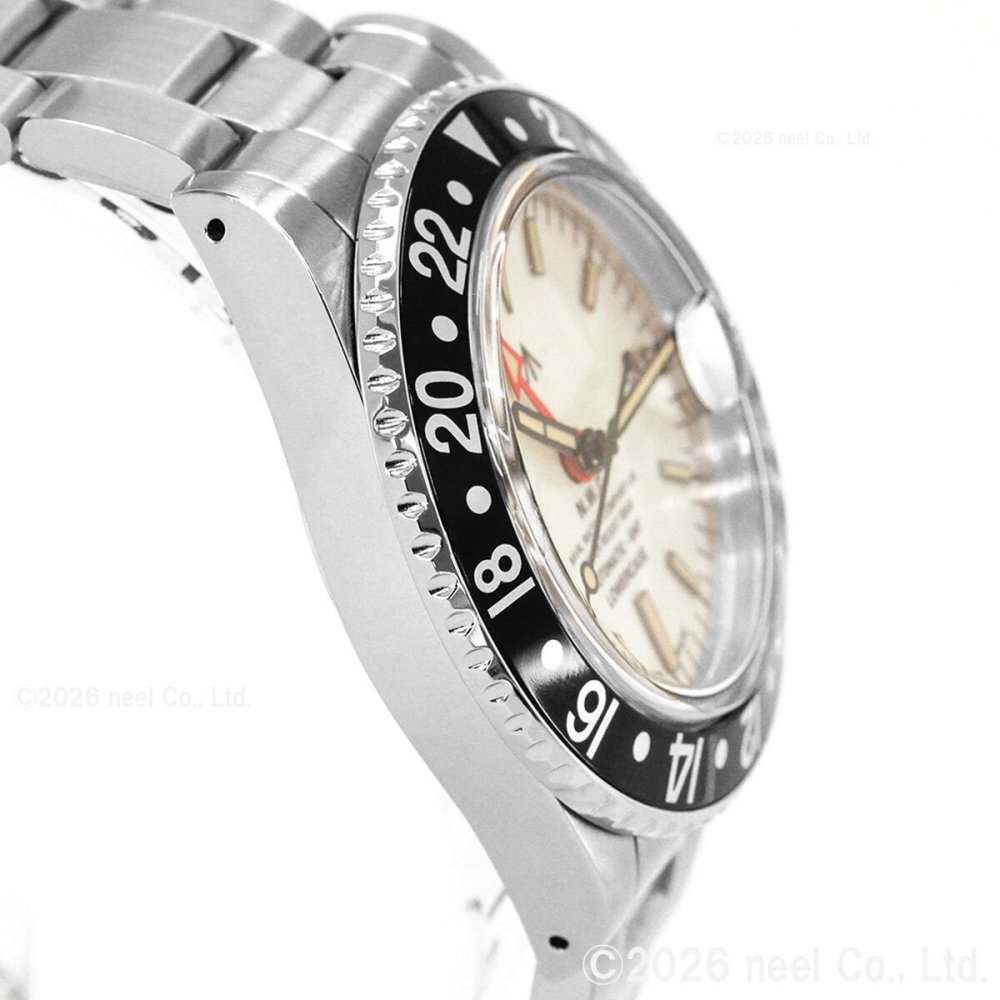 ナバルウォッチ NAVAL WATCH Produced By LOWERCASE ローワーケース FRXD002 腕時計 メンズ 自動巻き GMT