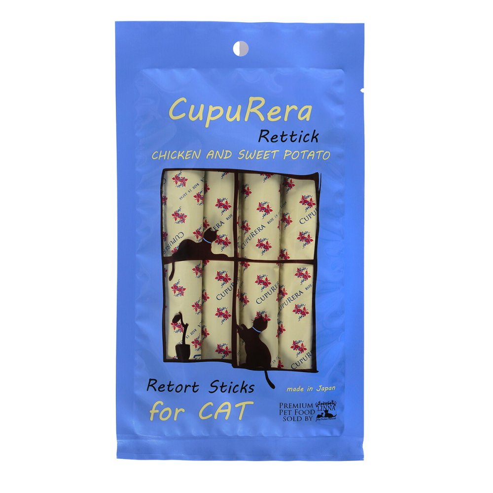 クプレラ CUPURERA レティック チキンアンドスイートポテト・キャット 国産 猫用おやつ 72g×20袋