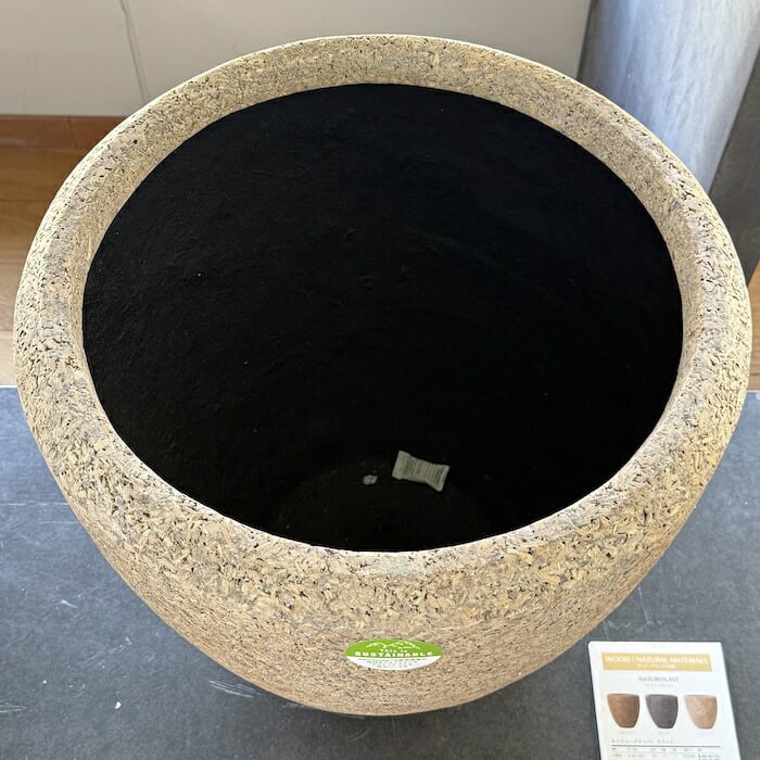 鉢カバー おしゃれ 大型 16号 13号 11号 丸型 ネイチャーズキャスト ラウンド L M S サイズ 高級 北欧 室内 屋内 観葉植物用 サボテン 特大 玄関 インテリア プランター 深型