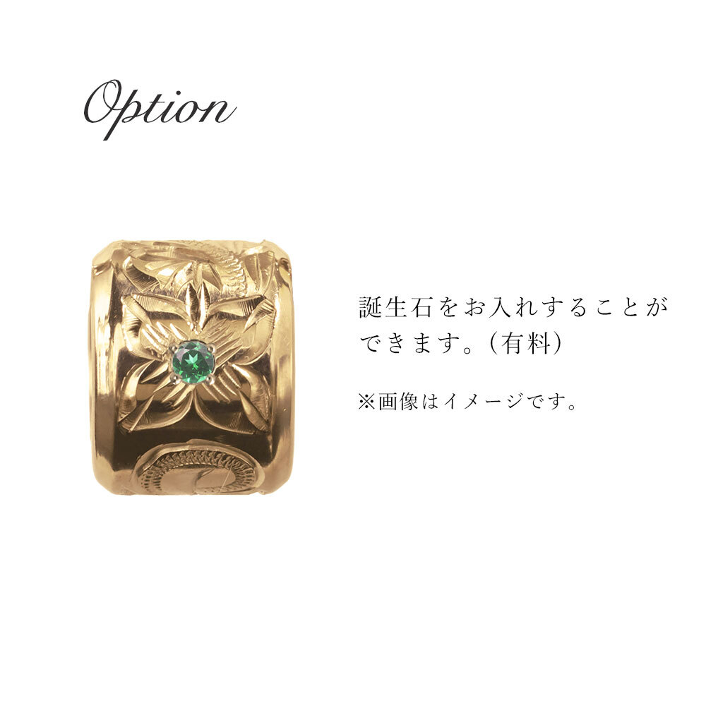 金属アレルギー対応 ネックレス ハワイアンジュエリー 純チタン ゴールドカラー ネックレス 誕生石 バレル Lサイズ チェーン 長さ選べる イオンプレーティング メンズ レディース プレゼント 【品番：CG-TIP403L-Y】