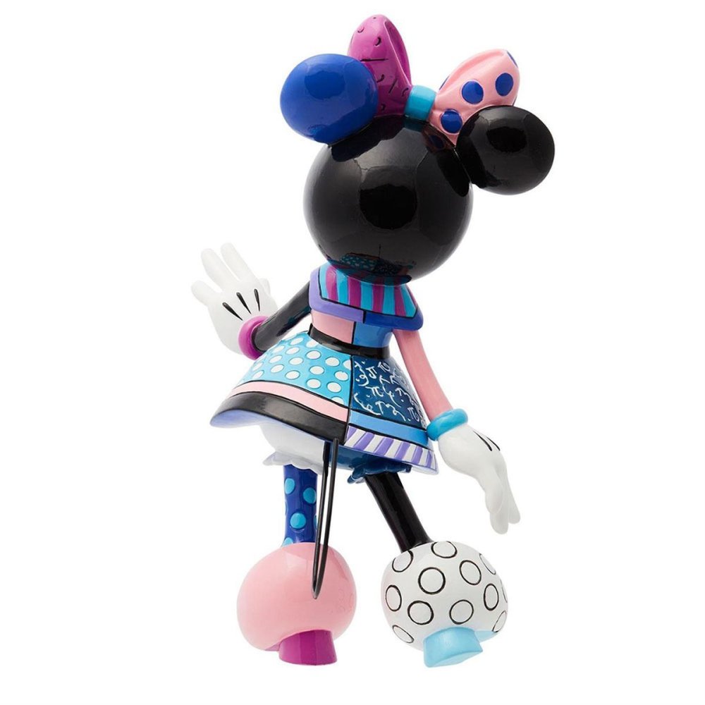 ミニー ウィズ ピンクリボン 22.5cm | ロメロ・ブリット Romero Britto デザイン アート 正規輸入品