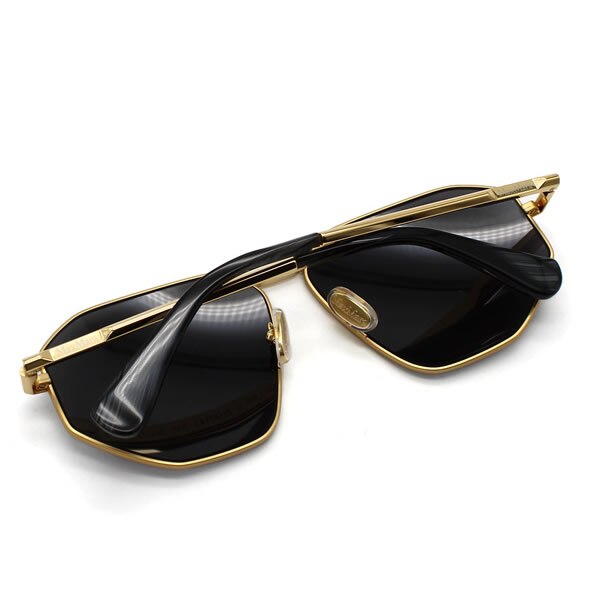 マックスマーラ サングラス MAX MARA MM0143/S 30A 59 サングラス ノーズパッド MM0143-30A-59 ゴールド ブラック ユニセックス