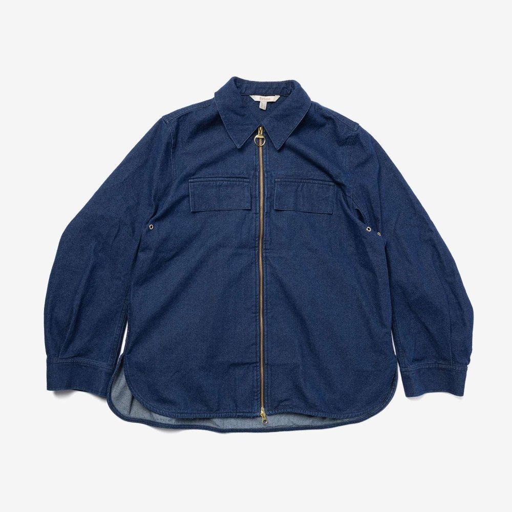 バブアー Barbour ARLA DENIM OVERSHIRT アーラ デニム オーバーシャツ LOS0078 ジャケット レディース アウター リンス ウォッシュ