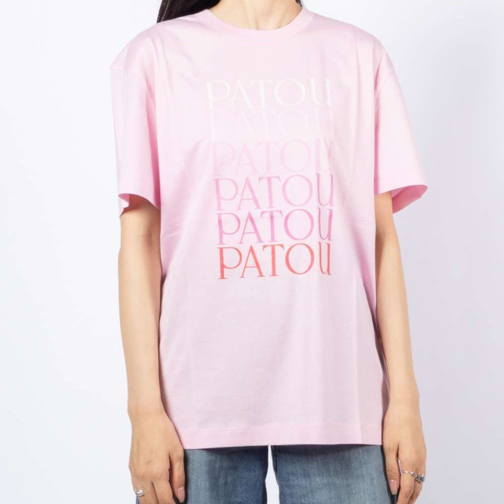 パトゥ PATOU TEE SHIRT オーガニックコットン ロゴ Tシャツ JE1129999 Tシャツ 半袖 レディース トップス