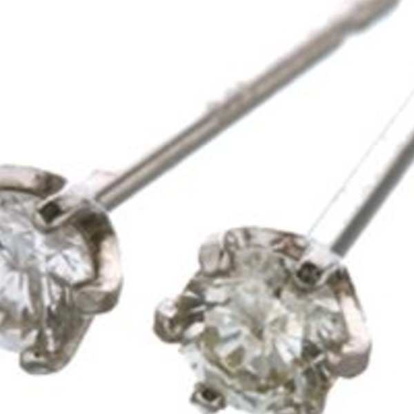 ピアス レディース 18金 ピンクゴールド ホワイトゴールド ダイヤモンド 0.1ct 2個セット スタッドピアス K18 天然石 アクセサリー 宝石 シンプル 誕生石 ギフト プレゼント