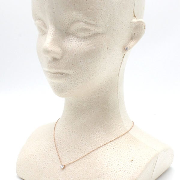 SWAROVSKI スワロフスキー 5616233 Stilla ネックレス ピアス セット アクセサリー ローズゴールド