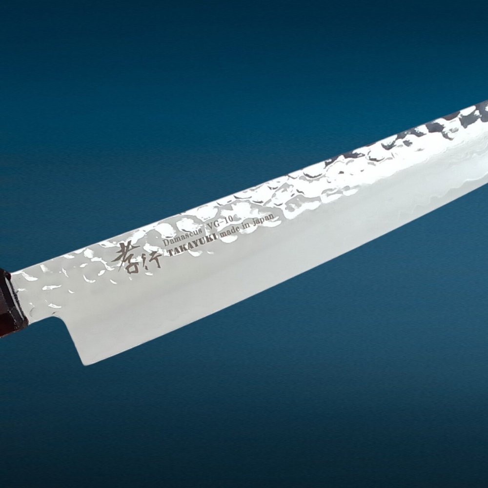 堺孝行 なないろ 筋引 240mm 33層ダマスカス VG-10　ワインべっ甲