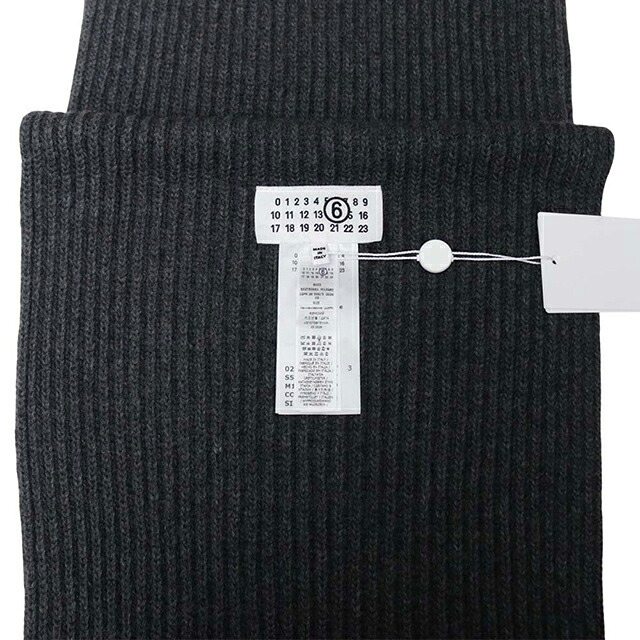 エムエムシックス MM6 Maison Margiela マフラー s52te0061-m13285-855m ユニセックス Dark grey melange マフラー