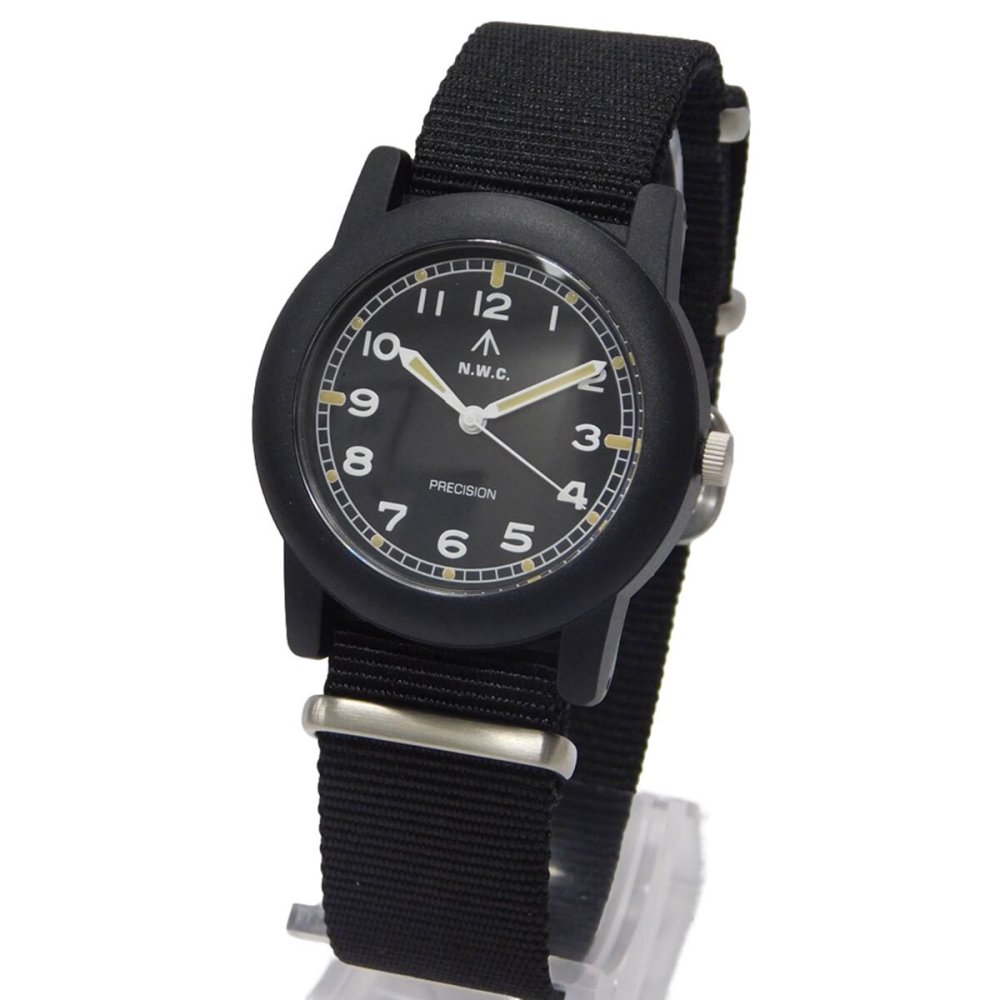 ナバルウォッチ NAVAL WATCH 腕時計 メンズ レディース ミリタリー Camper TYPE ブラック Mil.-08ca-BK【2026 新作】