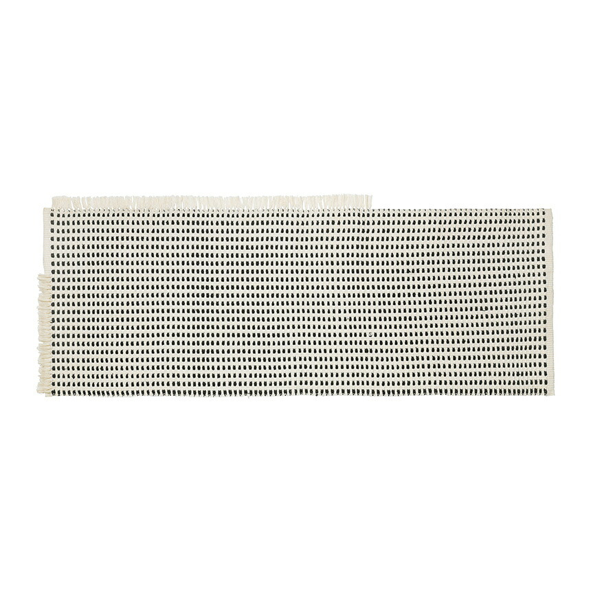 ferm LIVING ファームリビング Way ウェイ ランナーラグマット オフホワイト 70×180 室内おしゃれ インテリア マット 洗える ラグ ラグマット 屋外 人気 シンプル 雑貨