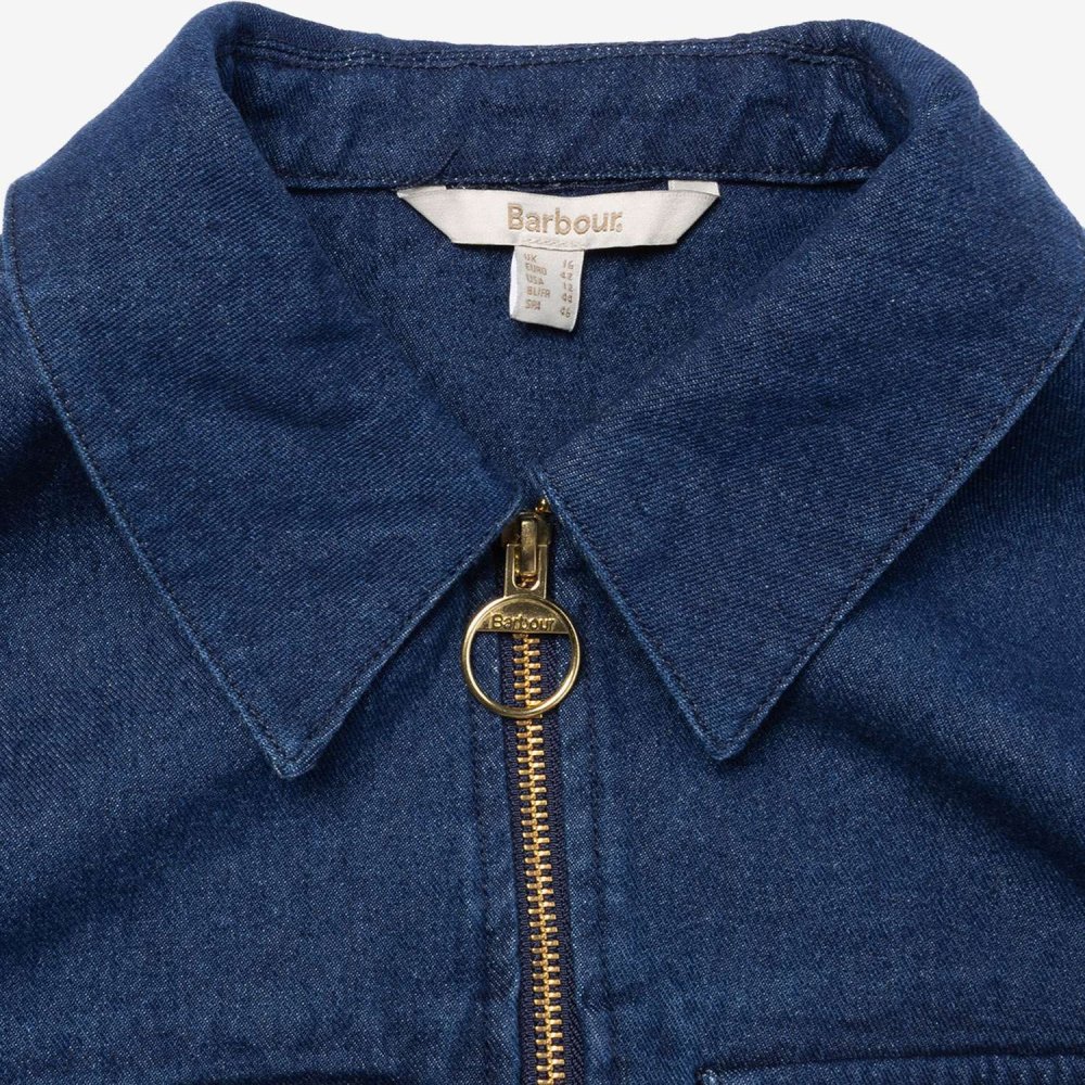 バブアー Barbour ARLA DENIM OVERSHIRT アーラ デニム オーバーシャツ LOS0078 ジャケット レディース アウター リンス ウォッシュ