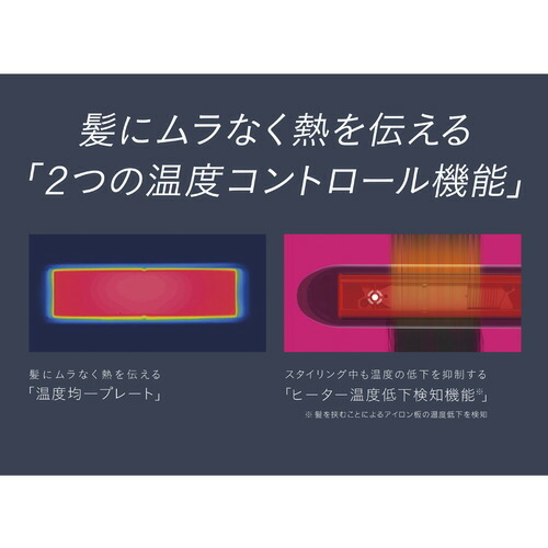 パナソニック EH-HS9J-W ストレートアイロン ナノケア ホワイト EHHS9JW