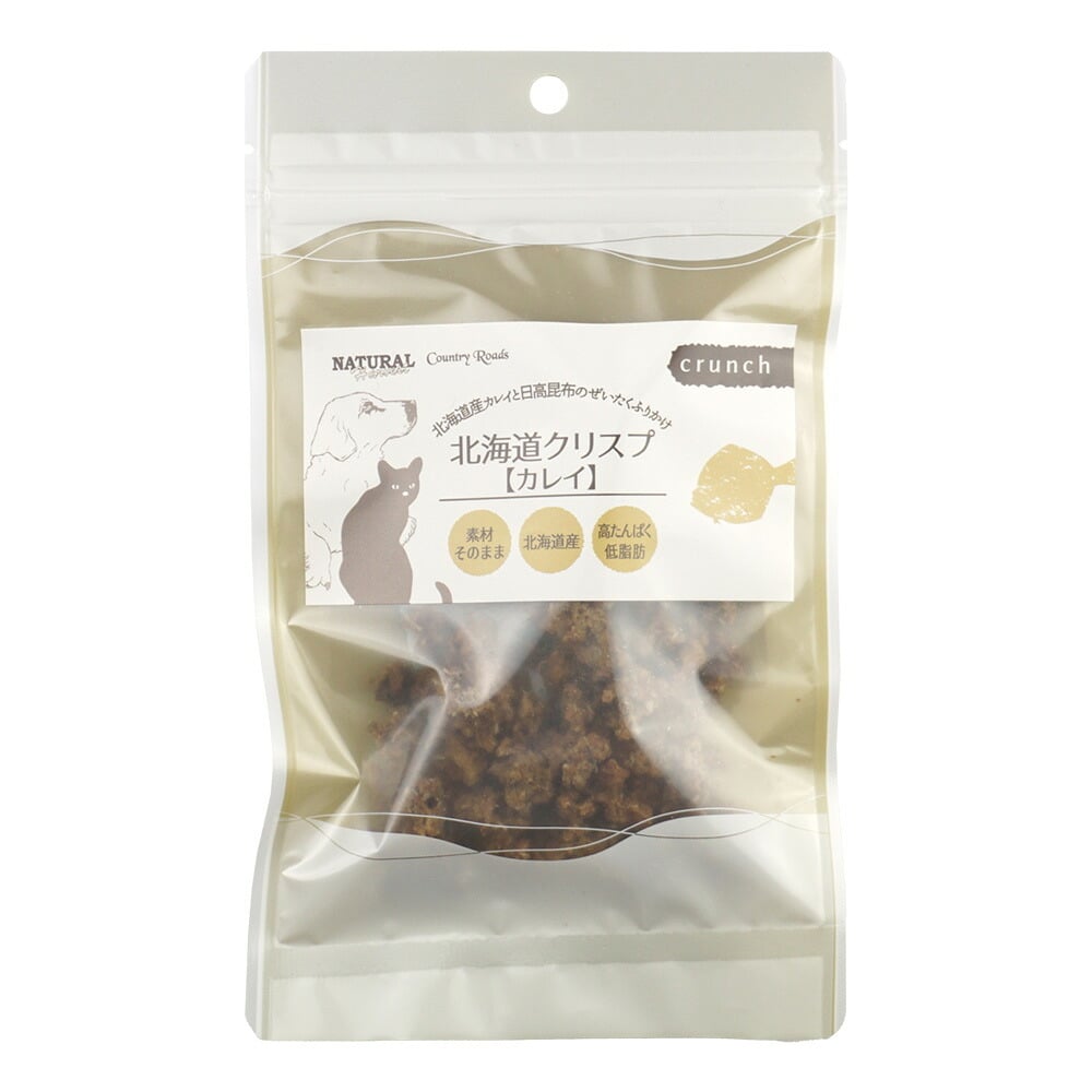 ナチュラルハーベスト NaturalHarvest 国産 北海道クリスプ カレイ 犬用おやつ 20g