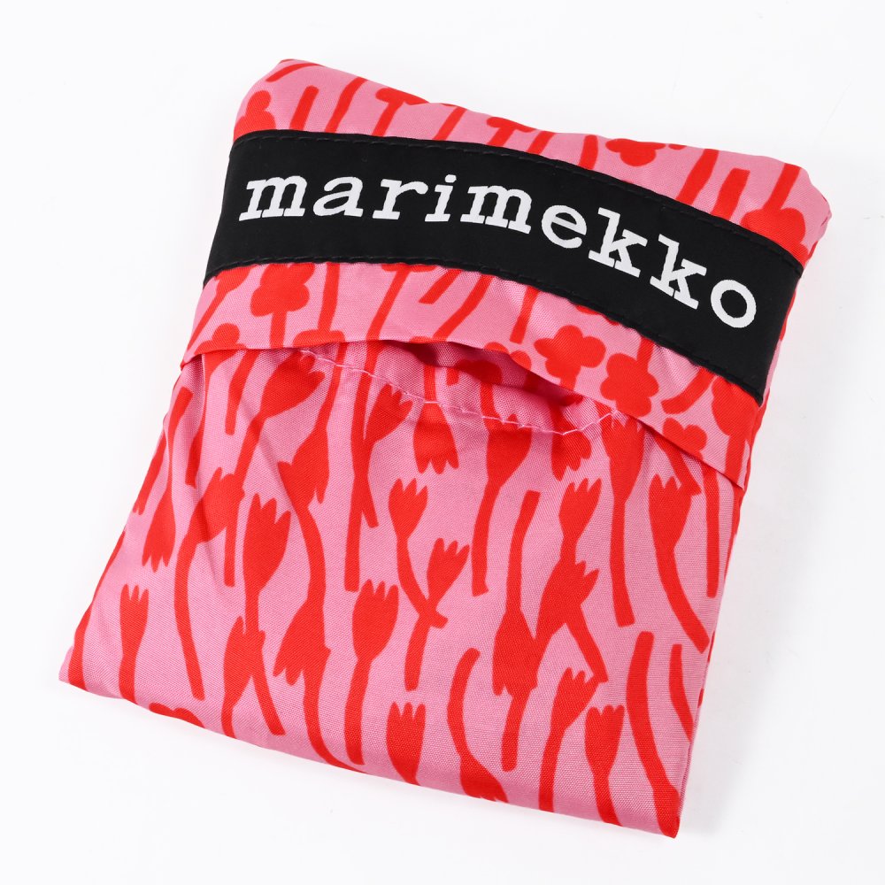 マリメッコ marimekko エコバッグ 買い物袋 スマートバッグ 2026冬新作 Tuulahdus トゥーラフドゥス ローズ レッド 96126 096126 330 北欧雑貨 北欧デザイン 送別会 誕生日 お中元 結婚祝い 結婚式 高級 父の日 母の日 ホワイトデー【スペシャルラッピング660円(別売り)】 ネコポス