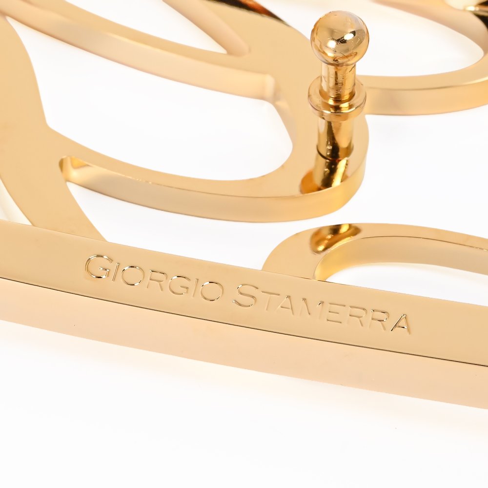 ジョルジオスタメッラ GIORGIO STAMERRA バックルのみ トップ式バックル Gロゴバックル メンズ レディース ブラス100% アルチェ用 幅3cm用 FBM GLB1 30 ゴールド 送別会 誕生日 お中元 結婚祝い 結婚式 高級 父の日 母の日 ホワイトデー