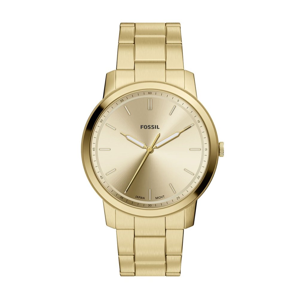 フォッシル FOSSIL 腕時計 メンズ MINIMALIST アナログ ゴールドトーン ステンレススチールウォッチ FS6181【2026 新作】